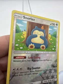 Snorlax 158/214 ~ Reverse Holo Unbroken Bonds - Pokemon TCG ~ (& Pikachu) NMT - Image 3