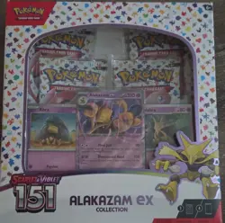 Pokemon Scarlet & Violet 151 Alakazam ex Collection Box Booster Promo 2023 - Image 1