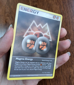 Pokemon TCG Magma Energy EX Team Magma Versus Team Aqua 87/95 uncommon 2004 NM - Image 3