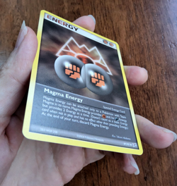Pokemon TCG Magma Energy EX Team Magma Versus Team Aqua 87/95 uncommon 2004 NM - Image 5