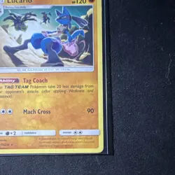 Pokemon TCG Lucario 117/236 Sm-Unified Minds Rare ( LP ) - Image 5