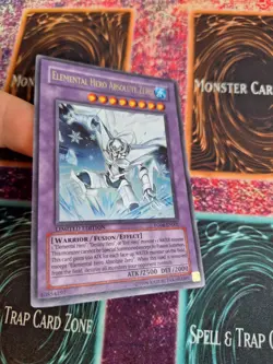 Yu-Gi-Oh! Elemental Hero Absolute Zero YG04-EN001 Ultra Rare Limited LP - Image 2