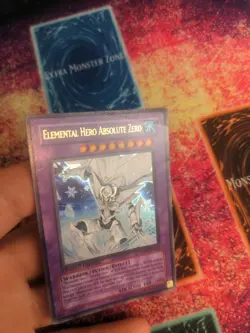 Yu-Gi-Oh! Elemental Hero Absolute Zero YG04-EN001 Ultra Rare Limited LP - Image 5