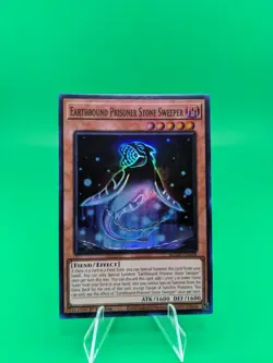 Yu-Gi-Oh! Earthbound Prisoner Stone Sweeper MZMI-EN028 Super Rare - Image 1