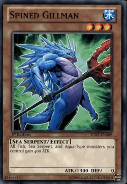 Spined Gillman 1st Ed Common SDRE-EN009 Yu-Gi-Oh! - Image 1