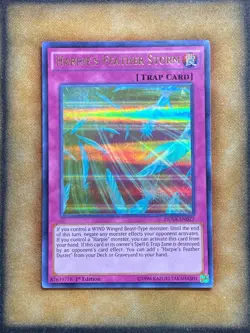 Yugioh Harpie's Feather Storm DUSA-EN027 Ultra Rare 1st Ed NM - Image 1