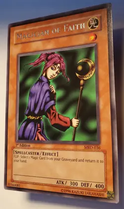 Yu-Gi-Oh! Magician of Faith MRD-036 Metal Raiders 1st Ed Original 2002 NM - Image 4