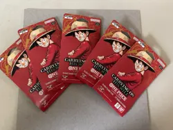 One Piece OP-13 Carrying on His Will Sleeved Booster Packs (Lot of 5 sealed) - Image 1