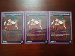 UNION ARENA Evangelion UA15ST/EVA-1-113 R Asuka Shikinami Langley x3 Copies - Image 1