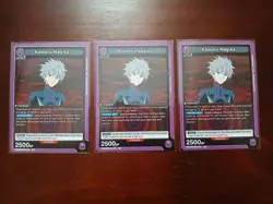 UNION ARENA Evangelion UA15ST/EVA-1-112 R Kaworu Nagisa x3 Copies - Image 1