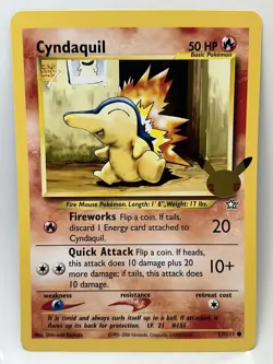 Pokemon First Partner Pack Johto JUMBO Card Set Cyndaquil Chikorita Totodile - Image 2