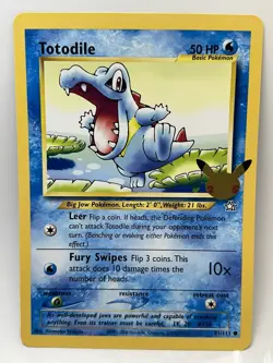 Pokemon First Partner Pack Johto JUMBO Card Set Cyndaquil Chikorita Totodile - Image 4