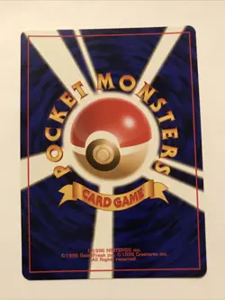 1996 Pokemon Japanese Base Set Abra No. 063 Pocket Monster Card - Image 2