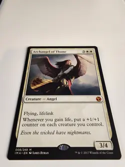 Mtg Archangel of Thune Iconic Masters Regular. NM Condition. - Image 3
