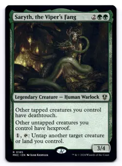 Saryth, the Viper's Fang NM Commander: Murders at Karlov Manor 0185 MTG Regular - Image 1