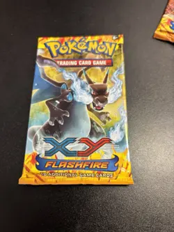 Pokemon XY Flashfire Booster Pack - Art Set (Lot of 4 EMPTY) - Image 2