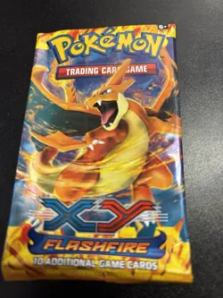 Pokemon XY Flashfire Booster Pack - Art Set (Lot of 4 EMPTY) - Image 3