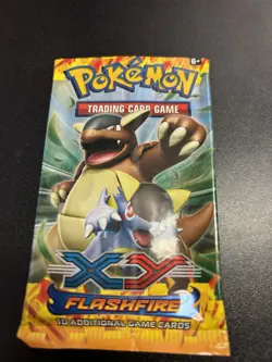 Pokemon XY Flashfire Booster Pack - Art Set (Lot of 4 EMPTY) - Image 4