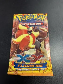 Pokemon XY Flashfire Booster Pack - Art Set (Lot of 4 EMPTY) - Image 5