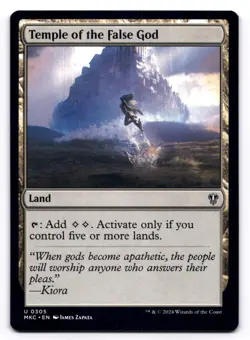 Temple of the False God NM Commander: Murders at Karlov Manor 0305 MTG Regular - Image 1