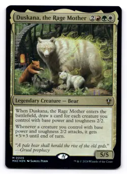 Duskana, the Rage Mother NM Commander: Murders at Karlov Manor 0005 MTG Foil - Image 1