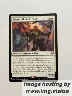 Keeper of the Accord (PLST) CMR-27 - Image 1