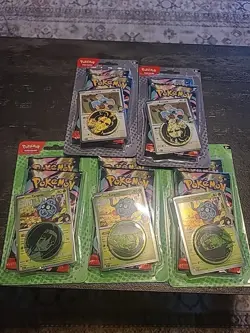 Pokemon TCG Ascended Heroes 2-Pack Blister -NEW/SEALED Lot Of 5 One Cosmos Swrl - Image 1