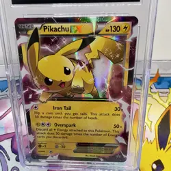 Pikachu EX XY84 CGC 9 Mint + 2015 Black Star Promo Pokemon Card - Image 3