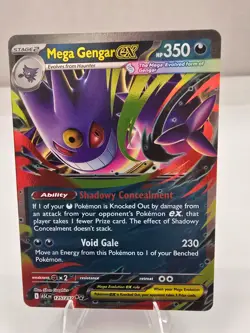 Pokemon TCG Mega Gengar ex Double Rare Holo Ascended Heroes 125/217 - Image 1