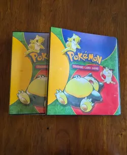 (2) 1999 Pokemon Trading Card Game 3 Ring Binders Mylar Sleeves Included RS13 - Image 1