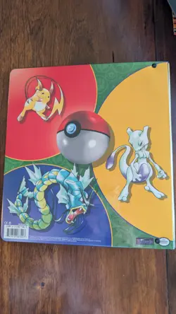 (2) 1999 Pokemon Trading Card Game 3 Ring Binders Mylar Sleeves Included RS13 - Image 3