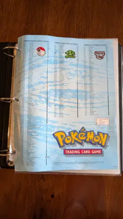 (2) 1999 Pokemon Trading Card Game 3 Ring Binders Mylar Sleeves Included RS13 - Image 5