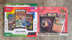 Pokemon TCG First Partner Illustration Collection 1 & AH Charmander Tech Sticker - Image 1