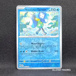 Rev Holo - Wellspring Mask Ogerpon 067/182 Pokemon Destined Rivals Pokemon SV - Image 1