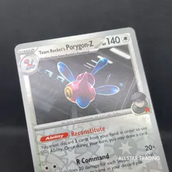 Rev Holo - Team Rocket's Porygon-Z 155/182 Pokemon Destined Rivals - Pokemon SV - Image 1
