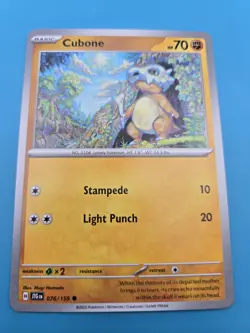 Cubone 076/159 Sv09: Pokemon Journey Together Non Holo NM - Image 1