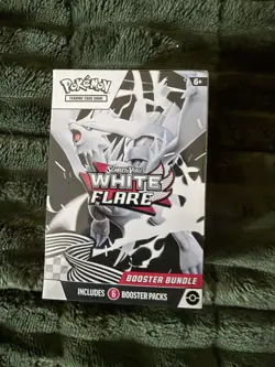 Pokemon Scarlet & Violet White Flare Booster Bundle Box 6 Packs Reshiram English - Image 1
