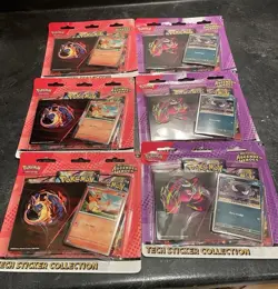 Pokemon Ascended Heroes Tech Sticker Pack Lot Of 6 / 3 Of Each New Sealed - Image 1