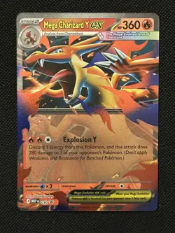 POKEMON MEGA CHARIZARD Y EX - 030 030 ME: MEGA EVOLUTION PROMO NM/M - Image 1