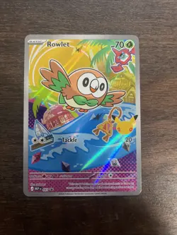 Rowlet MEP 043 First Partner Illustration Rare Pokemon TCG 30th Anniversary - Image 1