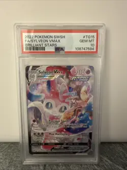 Pokemon 2022 Sylveon VMAX TG15 Trainer Gallery Brilliant Stars GEM MINT PSA 10 - Image 1