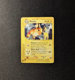 Pokemon EXPEDITION - #25/165 Raichu - Holo - ENG - Damaged - Image 3