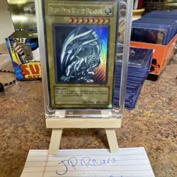 Blue-Eyes White Dragon SDK-001 Starter Deck Kaiba Ultra Rare Holo Konami 1996 - Image 1