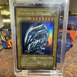 Blue-Eyes White Dragon SDK-001 Starter Deck Kaiba Ultra Rare Holo Konami 1996 - Image 4