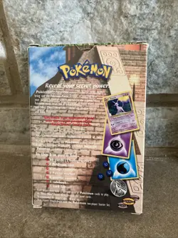 2001 Pokemon Card Brain Wave Themed Deck (Neo Discovery) Opened Box Unused - Image 2