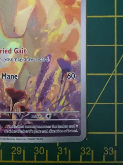 Pokemon TCG Destined Rivals Rapidash Card 189/182 IR NM Condition - Image 4