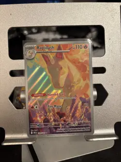 Pokemon TCG Destined Rivals Rapidash Card 189/182 IR NM Condition - Image 1