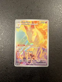 Pokemon TCG Destined Rivals Rapidash Card 189/182 IR NM UK Seller - Image 1