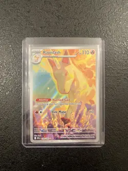 Pokemon TCG Destined Rivals Rapidash Card 189/182 IR NM UK Seller - Image 4
