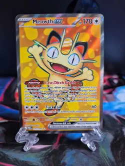Meowth ex 107/088 Perfect Order Full Art Ultra Rare Pokemon Card NM/M - Image 1